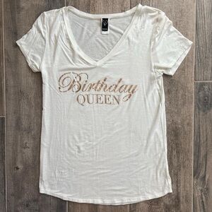 Windsor White 'Birthday Queen' Tee
